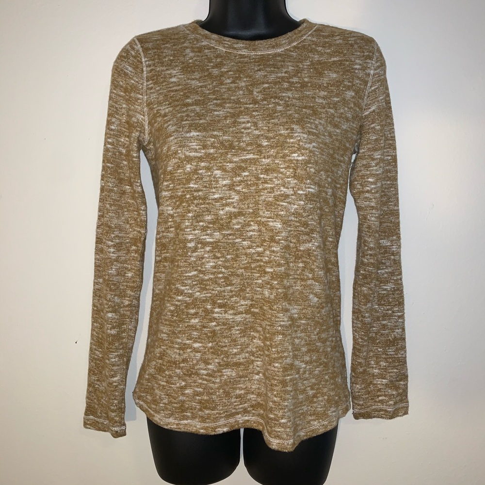 Universal Thread Mustard Burnout Longsleeve Top